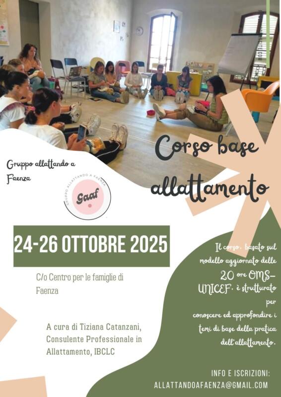 Corso base allattamento - Faenza (RA)
