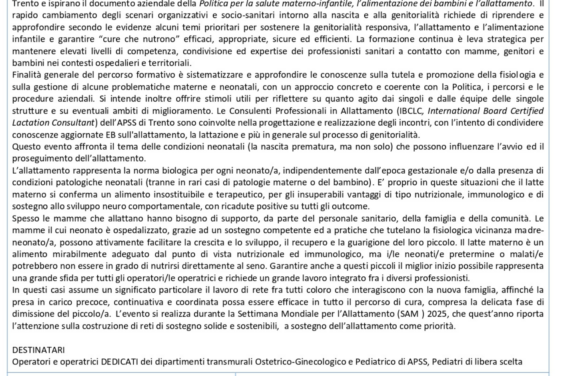 SAM 2025 ON LINE DA TRENTO