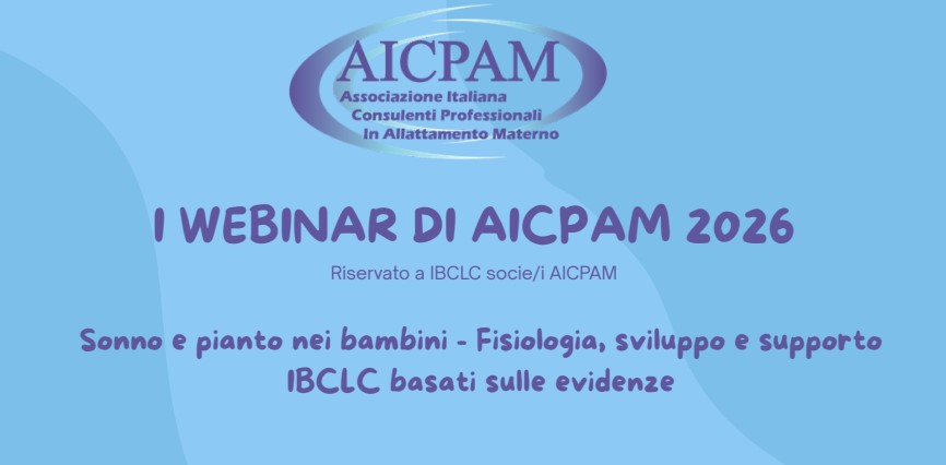 I WEBINAR DI AICPAM 2026 - Sonno e pianto nei bambini